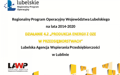 Prezentacja ze spotkania informacyjnego dot. Działania 4.2 Produkcja energii z OZE w przedsiębiorstwach