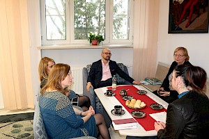 Spotkanie przedstawicieli z dyrekcją XXIII LO w Lublinie (zdj. DZ RPO)