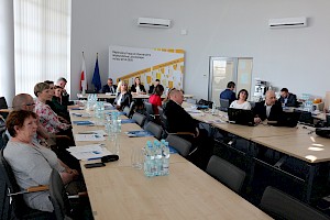 Uczestnicy spotkania poświęconego Partnerstwu Publiczno-Prywatnemu w projekcie Programu Fundusze Europejskie dla Lubelskiego 2021-2027