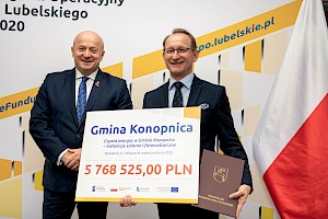 Czysta energia w Gminie Konopnica - instalacje solarne i fotowoltaiczne - pod taką nazwą projekt zrealizuje Gmina Konopnica.