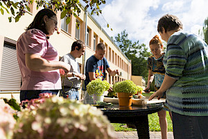 Ogrodnictwo - zajęcia w Środowiskowym Domu Samopomocy w Kraśniku