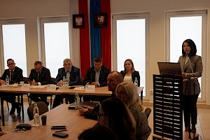 Na zdjęciu: wystąpienie Dyrektor LAWP w Lublinie